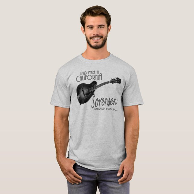 Schwarzweiss-Sorensen VX Mandolinent-stück T-Shirt (Vorne ganz)
