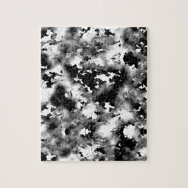 Schwarzweiss-Stellen-Puzzlespiel Puzzle (Vertikal)