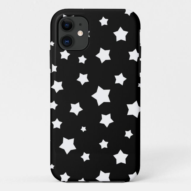 Schwarzweiss-Sternchen-Vereinbarung Case-Mate iPhone Hülle (Rückseite)