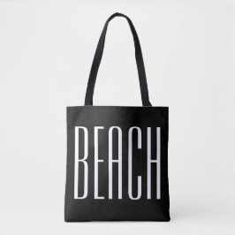 Schwarzweiss-Strand-Tasche
