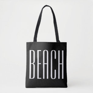 Schwarzweiss-Strand-Tasche
