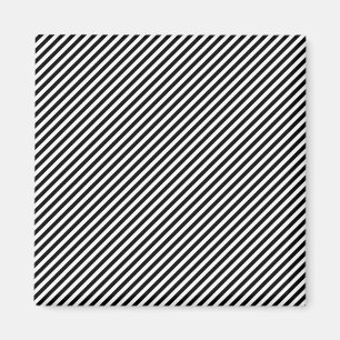 Schwarzweiss-Streifen Magnet