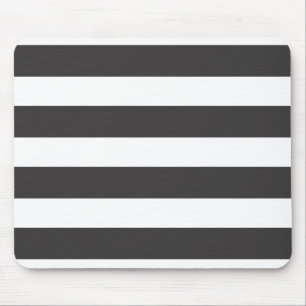Schwarzweiss-Streifen Mousepad