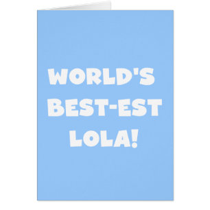 Schwarzweiss-T-Shirts des Gut-est Lola der Welt