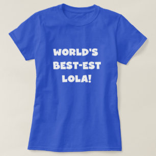 Schwarzweiss-T - Shirts des Gut-est Lola der Welt