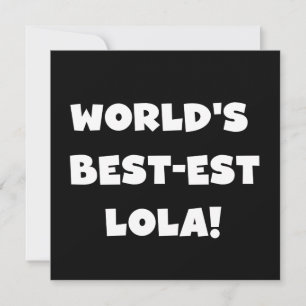 Schwarzweiss-T - Shirts des Gut-est Lola der Welt