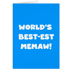 Schwarzweiss-T-Shirts des Gut-est Memaw der Welt