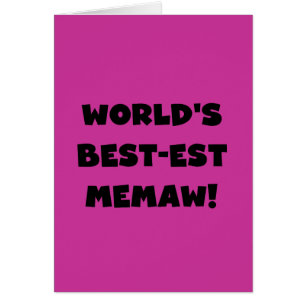 Schwarzweiss-T - Shirts des Gut-est Memaw der Welt