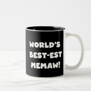 Schwarzweiss-T - Shirts des Gut-est Memaw der Welt Zweifarbige Tasse