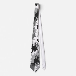 Schwarzweiss-Tarnung Krawatte