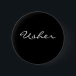 Schwarzweiss-Usher-Knopf Button<br><div class="desc">Schwarzweiss-Usher-Knopf</div>