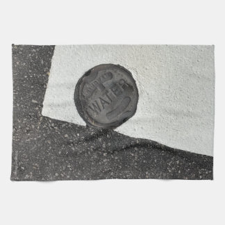 Schwarzweiss-Wasser Geschirrtuch