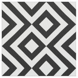 Schwarzweiss-Windungs-geometrisches Muster-Gewebe Stoff