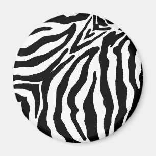 Schwarzweiß-Zebra Magnet