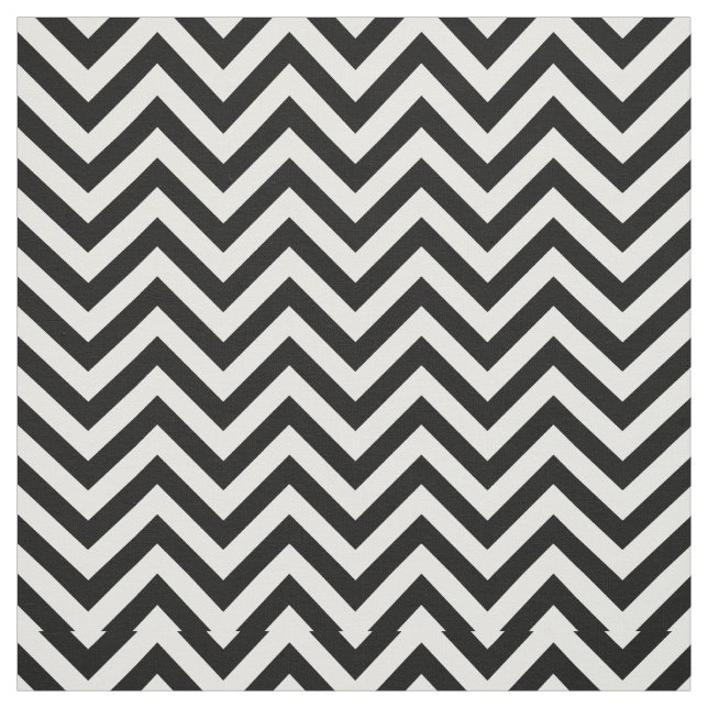 Schwarzweiss-Zickzack Stripes Zickzack Muster Stoff (Muster)