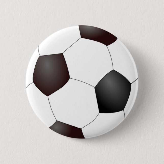 Schwarzweißball Button (Vorderseite)