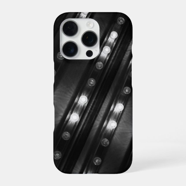 Schwarzweißbeleuchtung iPhone Hülle (Rückseite)