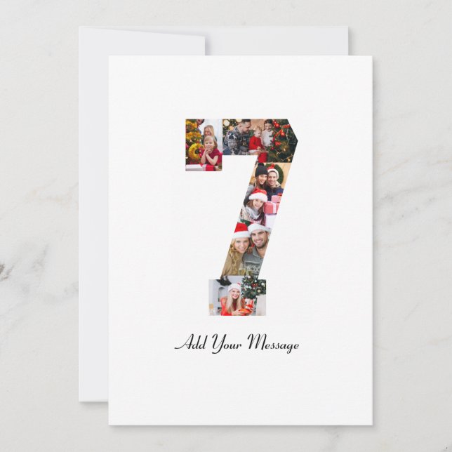 Schwarzweißbild 7 FotoCollage Ankündigung (Vorderseite)