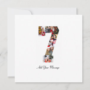 Schwarzweißbild 7 FotoCollage Feiertagskarte