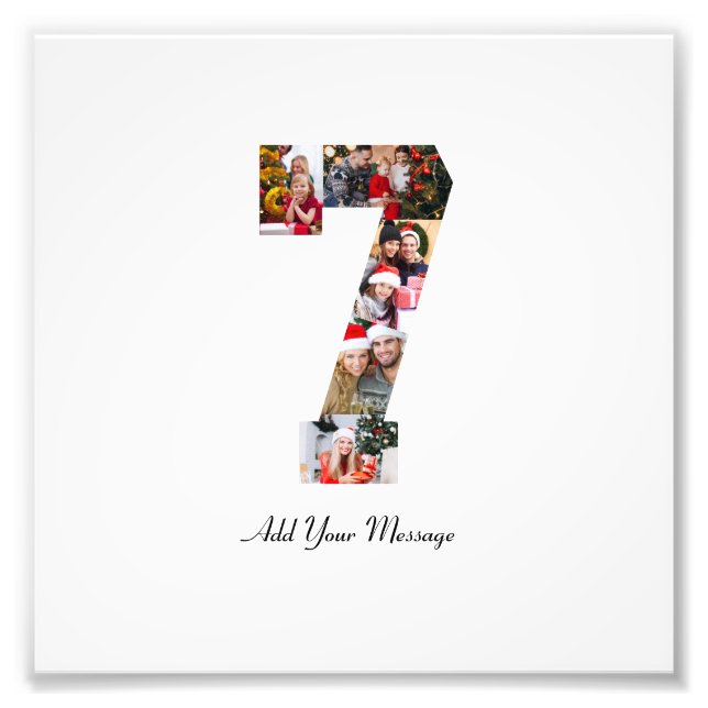 Schwarzweißbild 7 FotoCollage Fotodruck (Vorne)