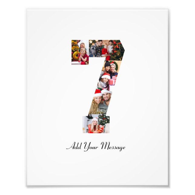 Schwarzweißbild 7 FotoCollage Fotodruck (Vorne)