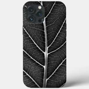 Schwarzweißblatt nah Case-Mate iPhone hülle