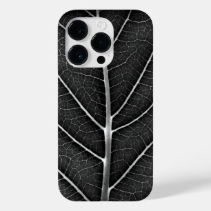 Schwarzweißblatt nah Case-Mate iPhone 14 pro hülle