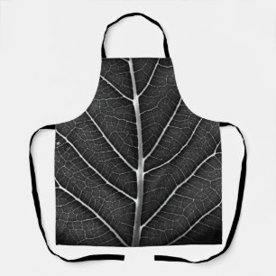 Schwarzweißblatt nah schürze