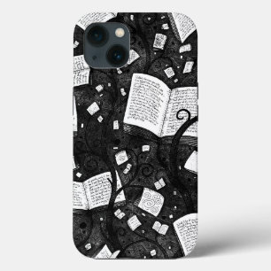 Schwarzweißbücher - Hintergrund Case-Mate iPhone Hülle