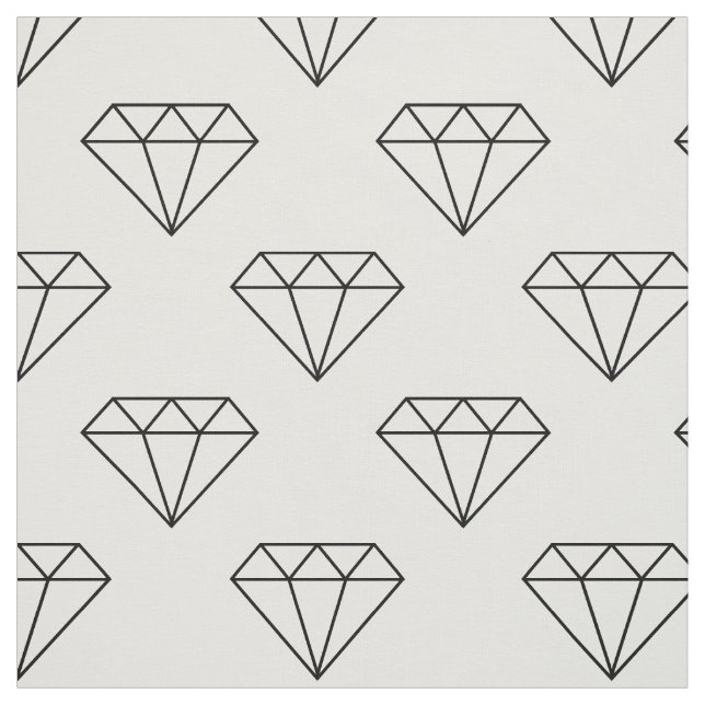 Schwarzweißdiamanten Stoff (Muster)