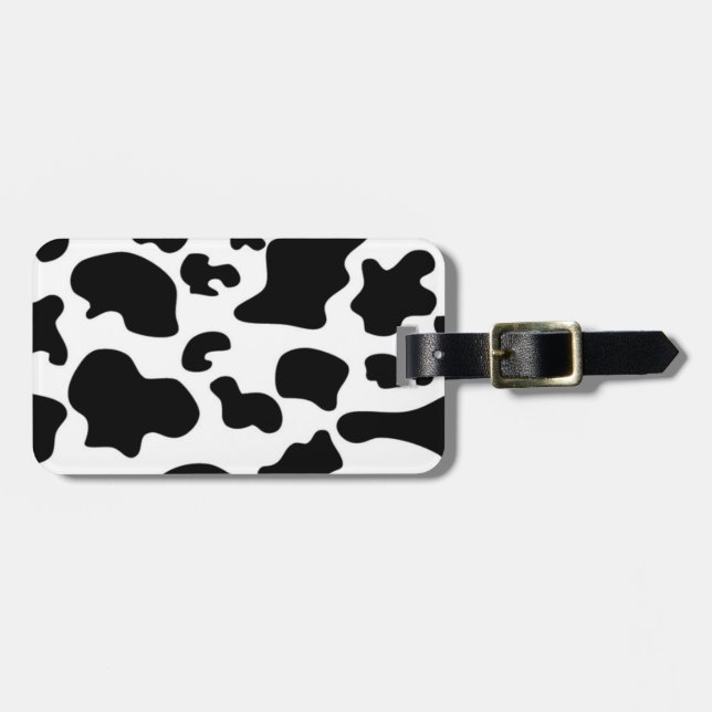 Schwarzweißdruck Gepäckanhänger (Vorderseite horizontal)