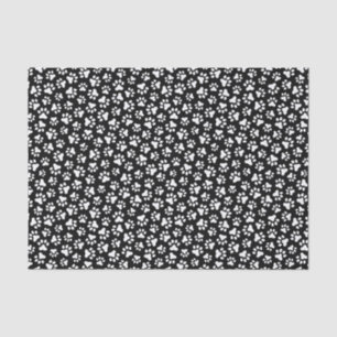 Schwarzweißdruckmuster Seidenpapier