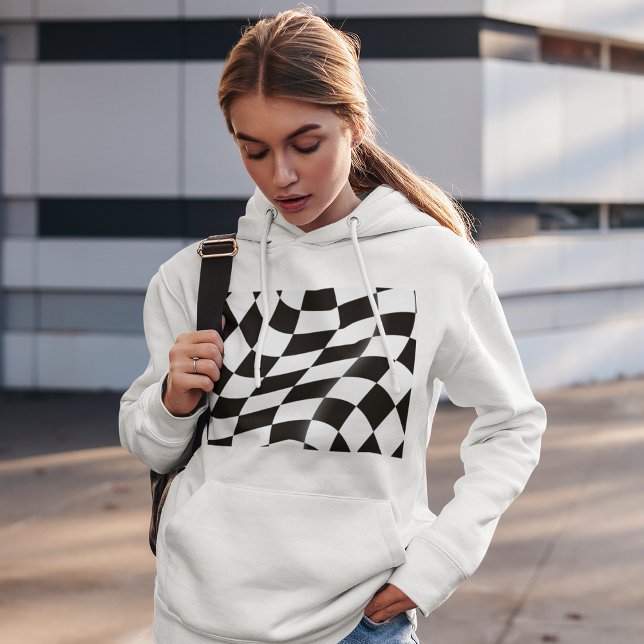 Schwarzweißflagge Hoodie (Von Creator hochgeladen)