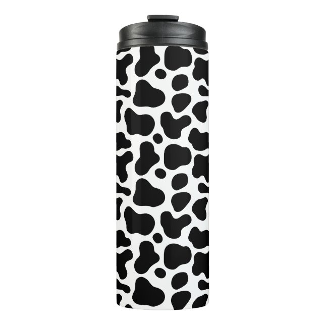 Schwarzweißflecken, Kuhmuster Thermosbecher (Vorderseite)