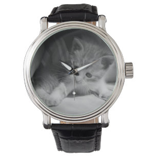 Schwarzweißfotografie Armbanduhr