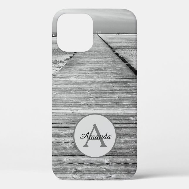 Schwarzweißfotografie personalisiert Case-Mate iPhone hülle (Rückseite)
