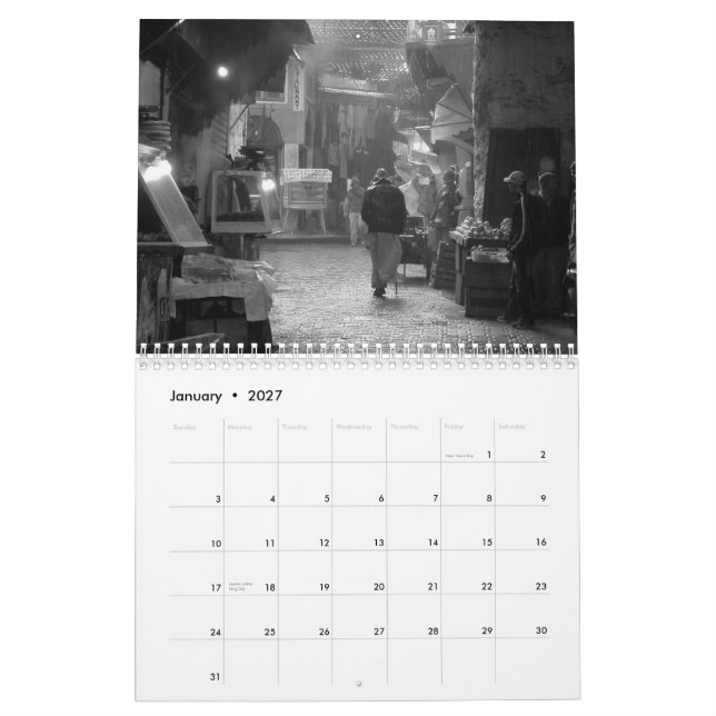 Schwarzweißfotografiekalender 2015 kalender (Jan 2027)