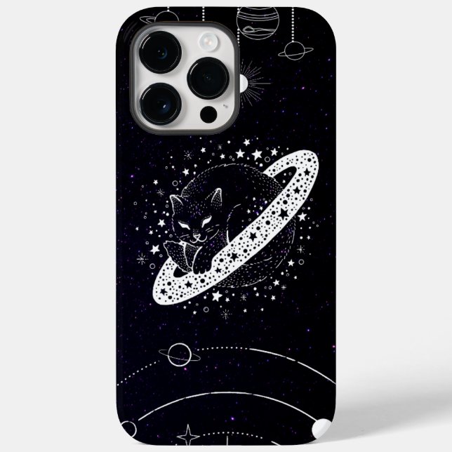 Schwarzweißgalaxie Case-Mate iPhone Hülle (Rückseite)
