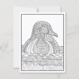 Schwarzweißkarte aus weißem Holz Postkarte