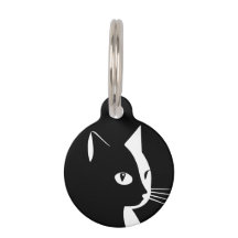 Schwarzweißkatzenanhänger