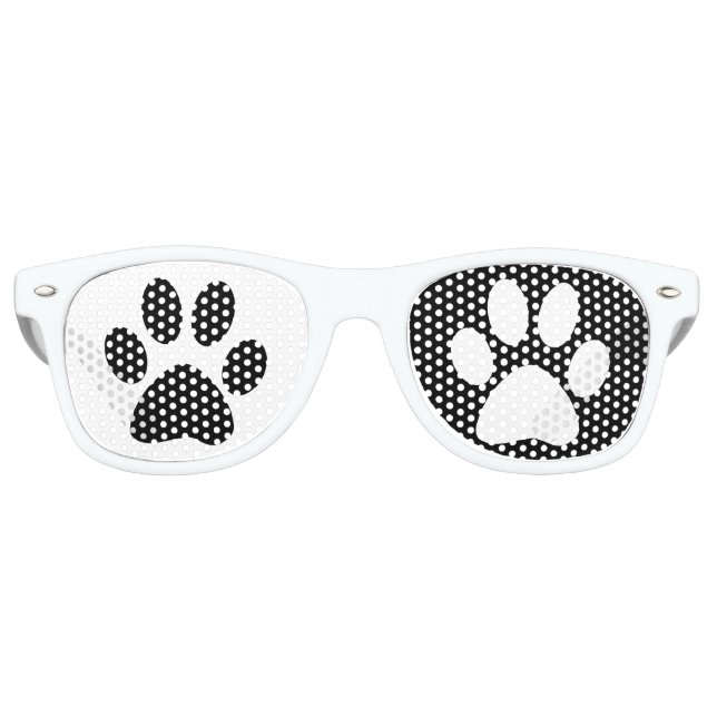 Schwarzweißkatzenpaare Partybrille (Vorderseite)