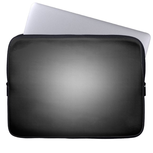 Schwarzweißlichter Laptopschutzhülle (Vorderseite)