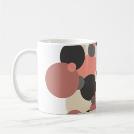 Schwarzweißmoleküle Kaffeetasse