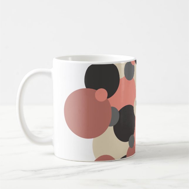 Schwarzweißmoleküle Kaffeetasse (Links)