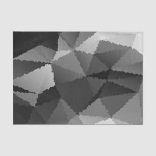 Schwarzweißmosaikmuster Seidenpapier