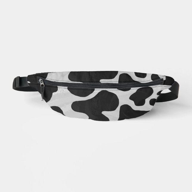 Schwarzweißmuster Bauchtasche (Vorderseite)