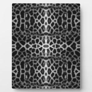 Schwarzweißmuster Fotoplatte