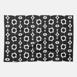 Schwarzweißmuster Küchentuch