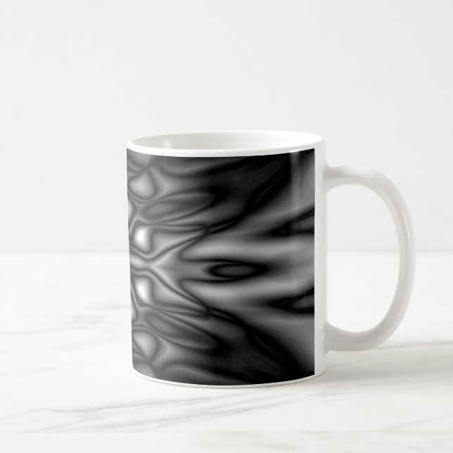 Schwarzweißmuster Tasse (Rechts)