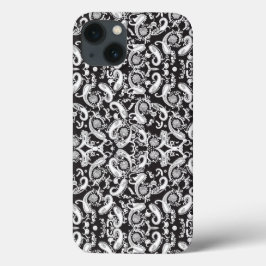 Schwarzweißpaisley Case-Mate iPhone Hülle
